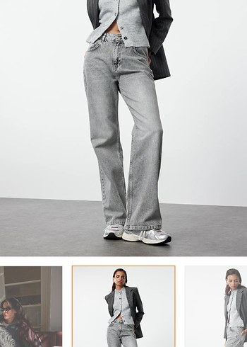 Gri Regular Fitt Kot Pantolon