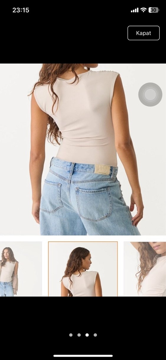 Büzgülü Body - Görsel 3