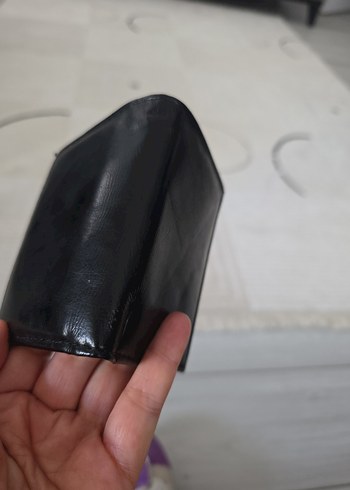 Gucci marks Parlak Siyah Erkek Cüzdan - Görsel 4