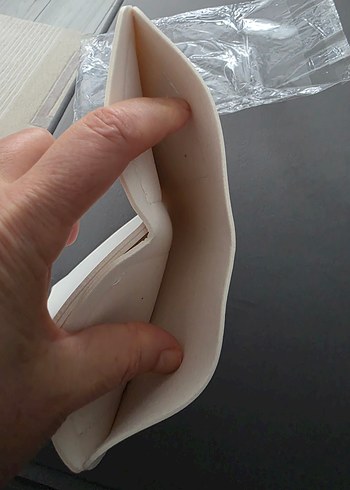 sıfır Beyaz Deri Kadın Cüzdanı - Görsel 4