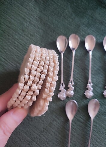 Sıfır Alnan gümüşü çay kaşığı - Görsel 3