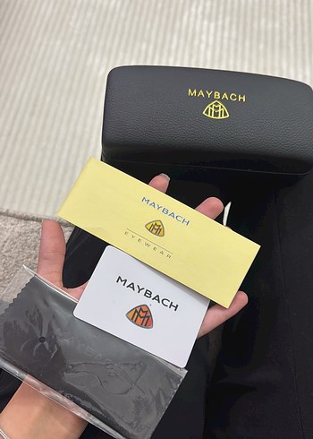 Beden altın Renk Maybach Siyah Güneş Gözlüğü