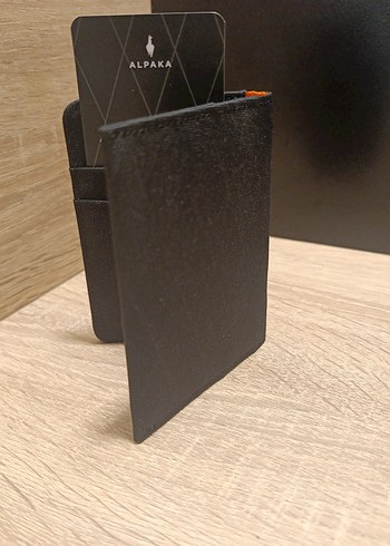 Alpaka Siyah Bifold Erkek Cüzdan - Görsel 2