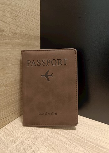 Kırmızı Deri Baskılı Seyahat Cüzdanı - Görsel 9