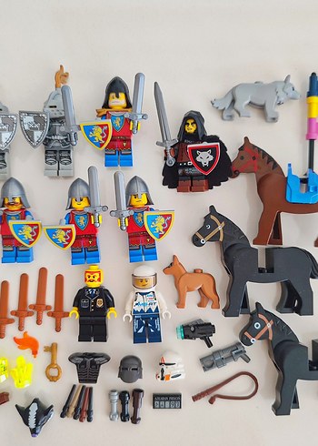 Lego Castle Kingdoms figürler ve parçalar