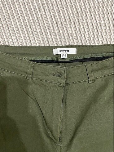 Koton Koton düşük bel yeşil pantolon