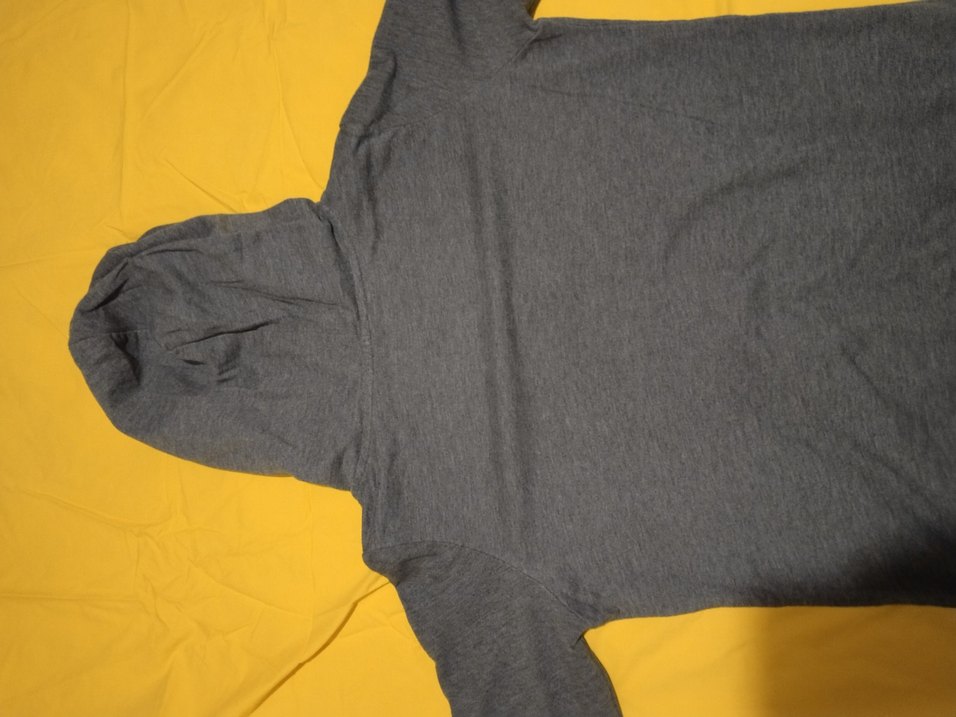 Kadın Gri Fermuarlı Sweatshirt - Görsel 3