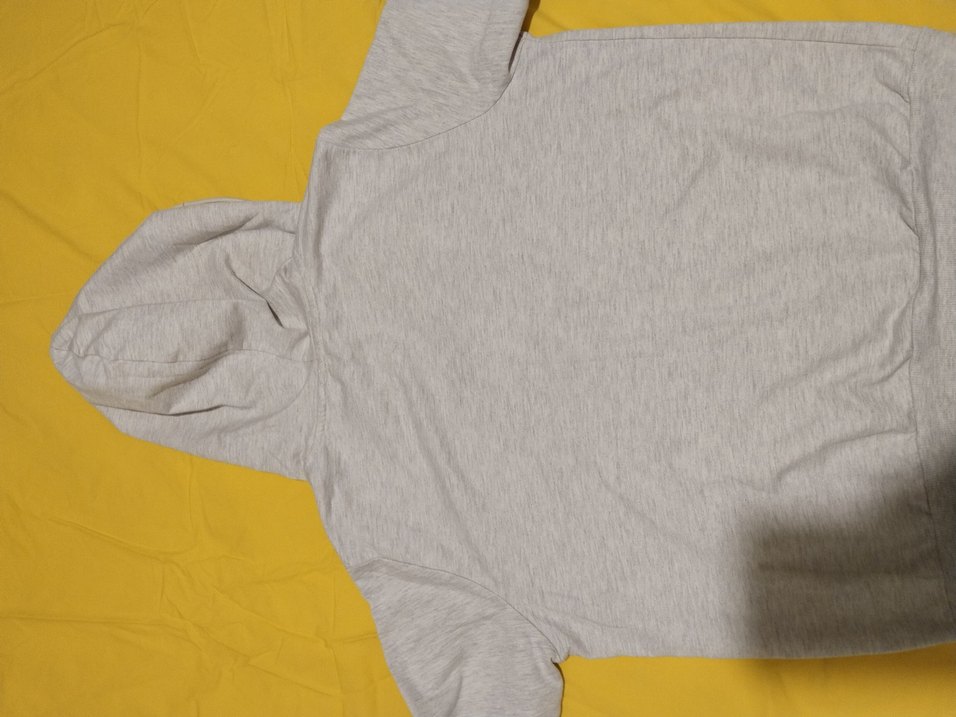 Gri Kapüşonlu Kadın Sweatshirt - Görsel 4