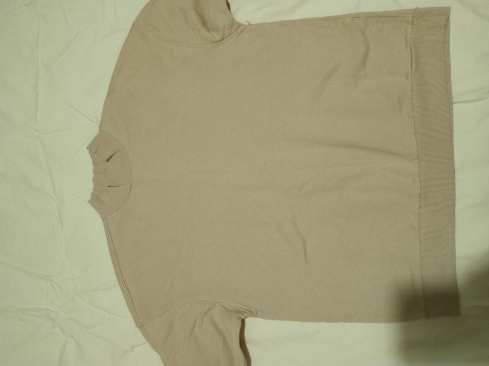 Sarı yüksek yakalı sweatshirt - Görsel 2