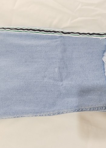 Pastel Mavi Kadın Kot Pantolon - Görsel 4