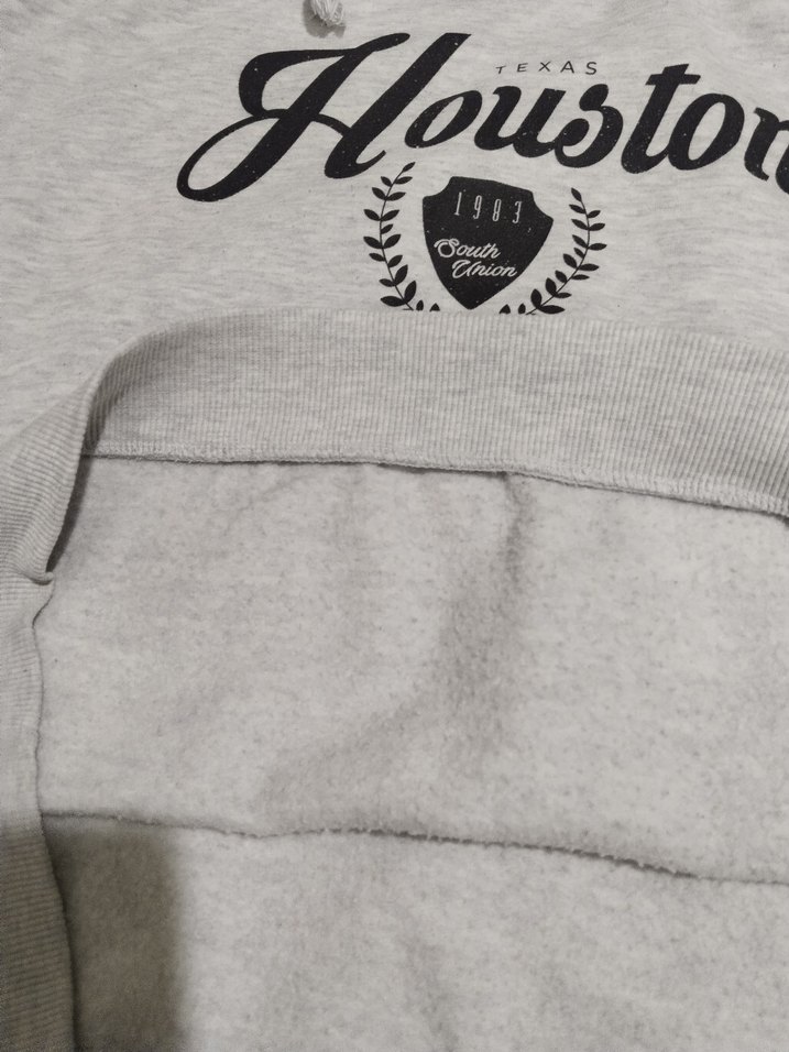 Gri Kapüşonlu Kadın Sweatshirt - Görsel 4