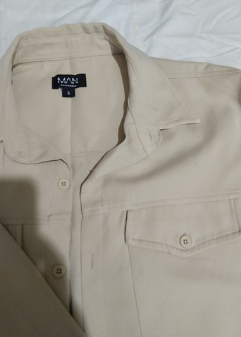 Bej Uzun Kollu Erkek Gömlek - Görsel 3