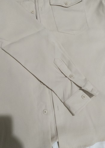 Bej Uzun Kollu Erkek Gömlek - Görsel 4