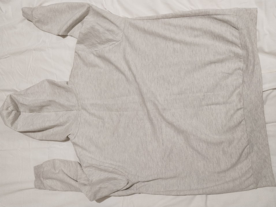 Gri Kadın Fermuarlı Sweatshirt - Görsel 5