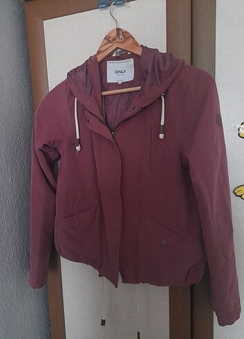 Bordo Hırka-Kapüşonlu Hırka