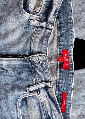 Guess Acik Mavi Denim Jean
