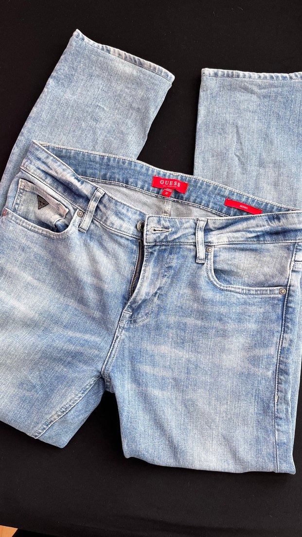 Guess Açık Mavi Denim Jean — görsel 2/4