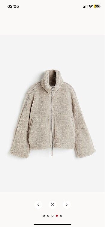 H&M peluş ceket