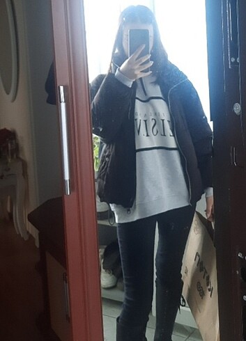 s Beden Pull and bear şişme mont