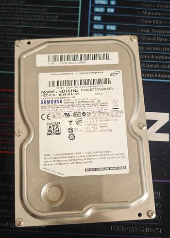 Samsung 160GB 7200rpm Sabit Disk