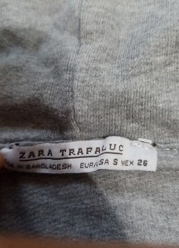 s Beden gri Renk Zara swit 