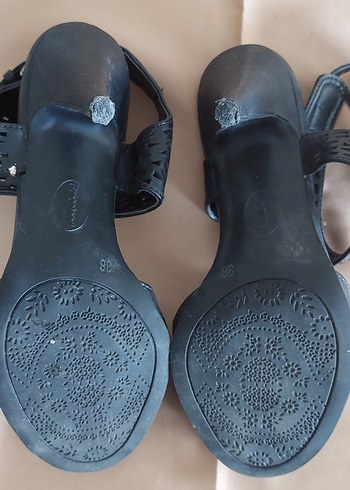 36 Beden siyah Renk Siyah Desenli Gotik Stiletto Topuklu Kadın Ayakkabı