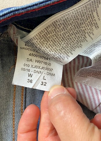 36 Beden mavi Renk Mavi Erkek Denim Pantolon