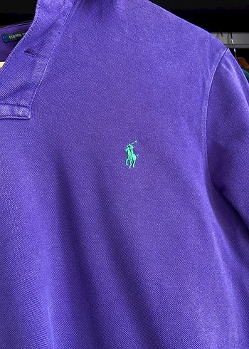 Ralph Lauren Mor Erkek Uzun Kollu Polo Tişört