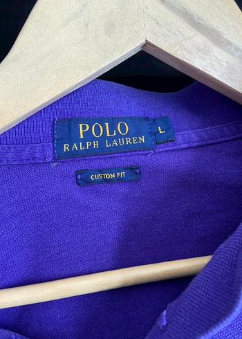 l Beden mor Renk Mor Erkek Uzun Kollu Polo Tişört