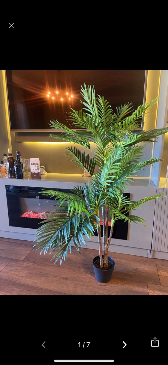 Koyu Yeşil Dekoratif Yapay Bitki - Görsel 4