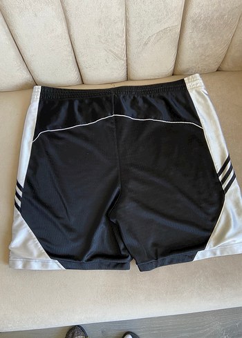 Siyah Adidas Elastik Bel Spor Şort - Görsel 2