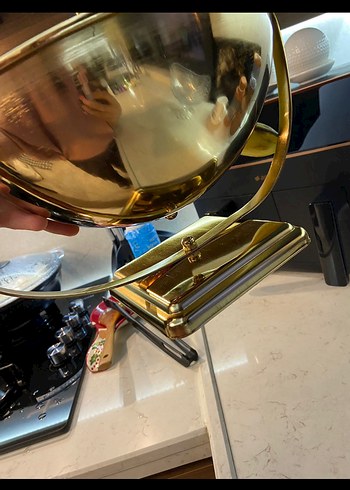 Parlak Altın Dekoratif kase - Görsel 4