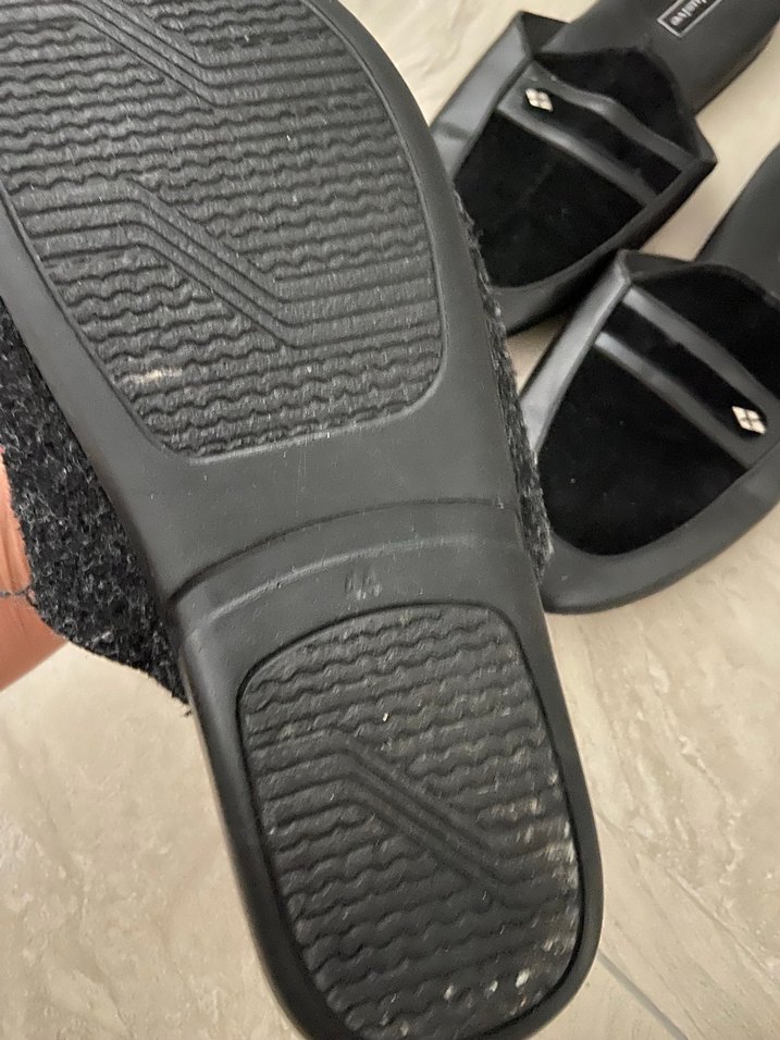 Erkek Siyah Minimalist Ev Terlikleri - Görsel 5