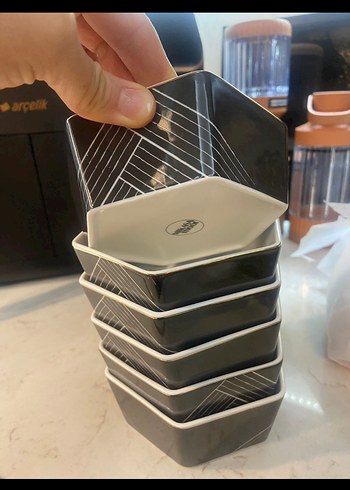 Gri Gurme Seramik Yemek Kabı Seti - Görsel 2