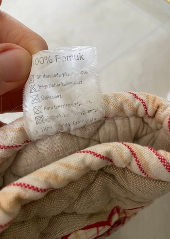 Nakışlı Beyaz Fırın Eldiveni - Görsel 3