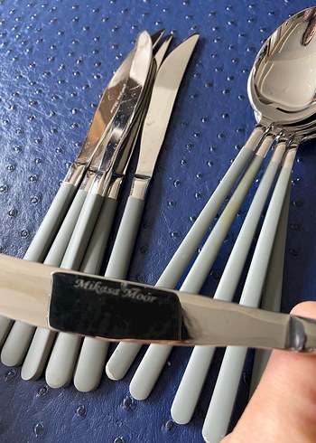 Gri Saplı 30 Parça Çatal Kaşık Bıçak Seti - Görsel 3