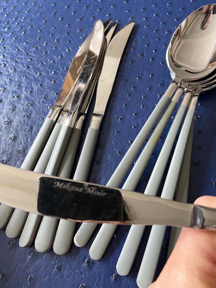 Gri Saplı 30 Parça Çatal Kaşık Bıçak Seti - Görsel 3