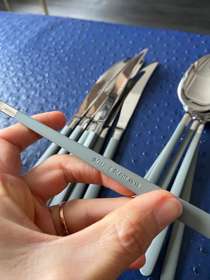 Gri Saplı 30 Parça Çatal Kaşık Bıçak Seti - Görsel 4