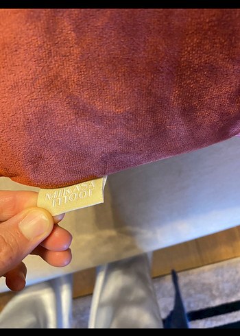 Bordo Bohem Nakışlı Parlak Yastık - Görsel 4