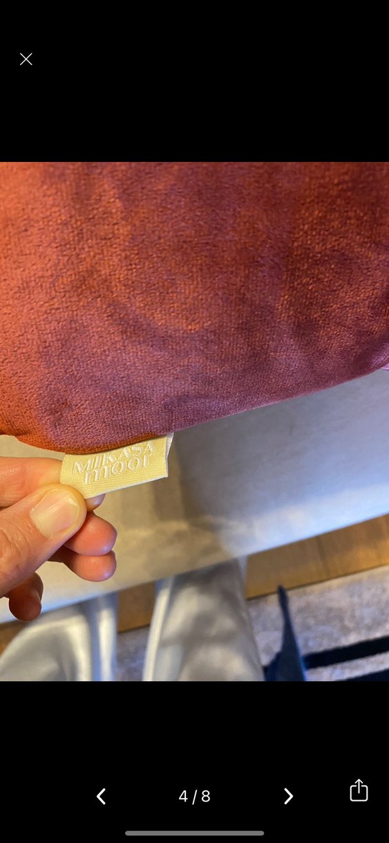 Bordo Bohem Nakışlı Parlak Yastık - Görsel 4