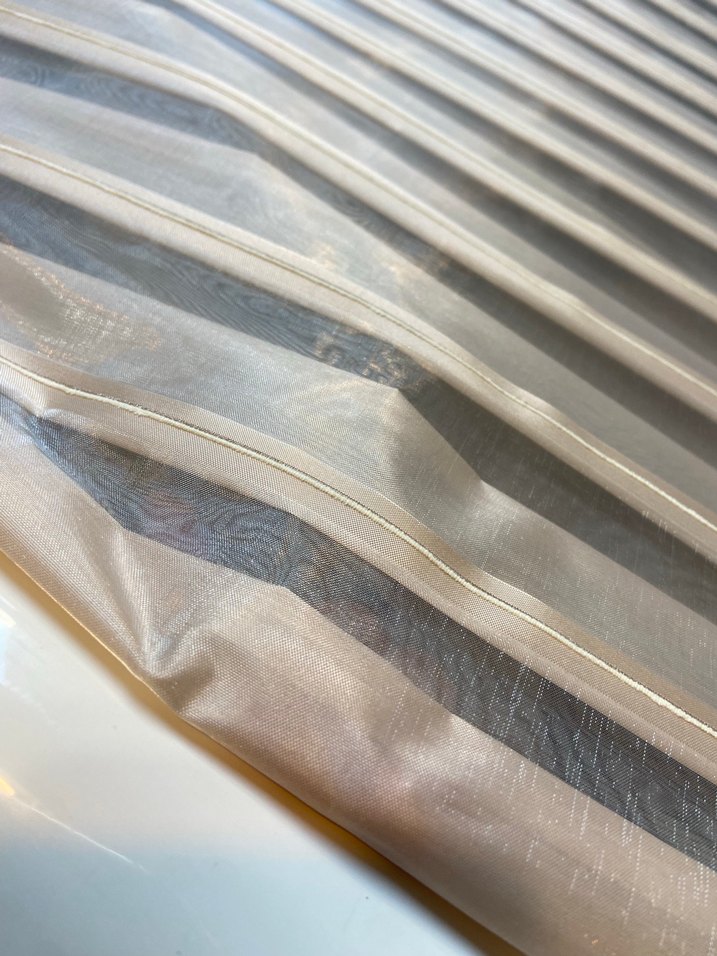 Bej Çizgili Modern Perde 2 adet var adet fiyatı - Görsel 5