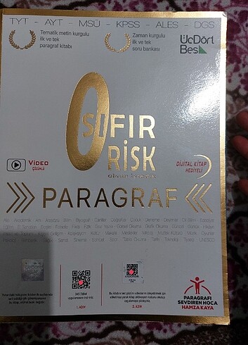 Sıfır risk paragraf