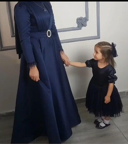 42 Beden Tesettür Abiye Lacivert