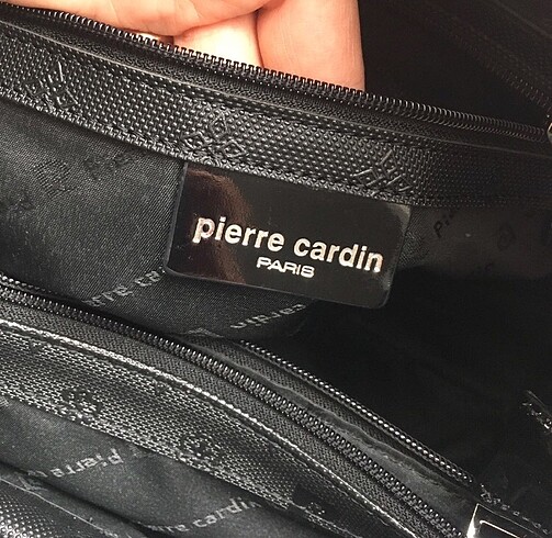  Beden siyah Renk Pierre Cardin Büyük Boy Kol Çantası