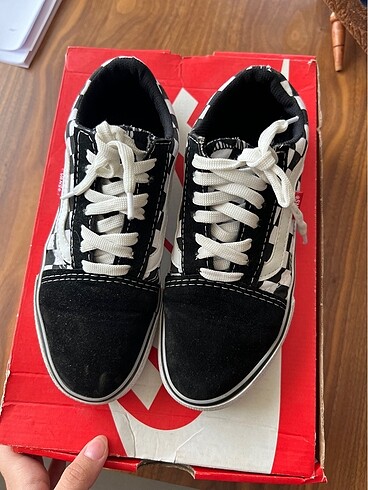 Vans damalı ayakkabı