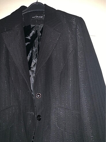 s Beden siyah Renk siyah simli blazer ceket