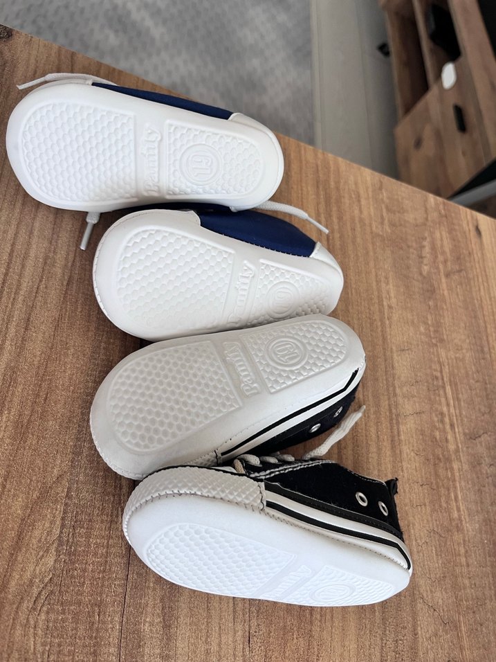 Erkek Bebek İlk Adım Ayakkabısı Renkli Baskılı - Görsel 2