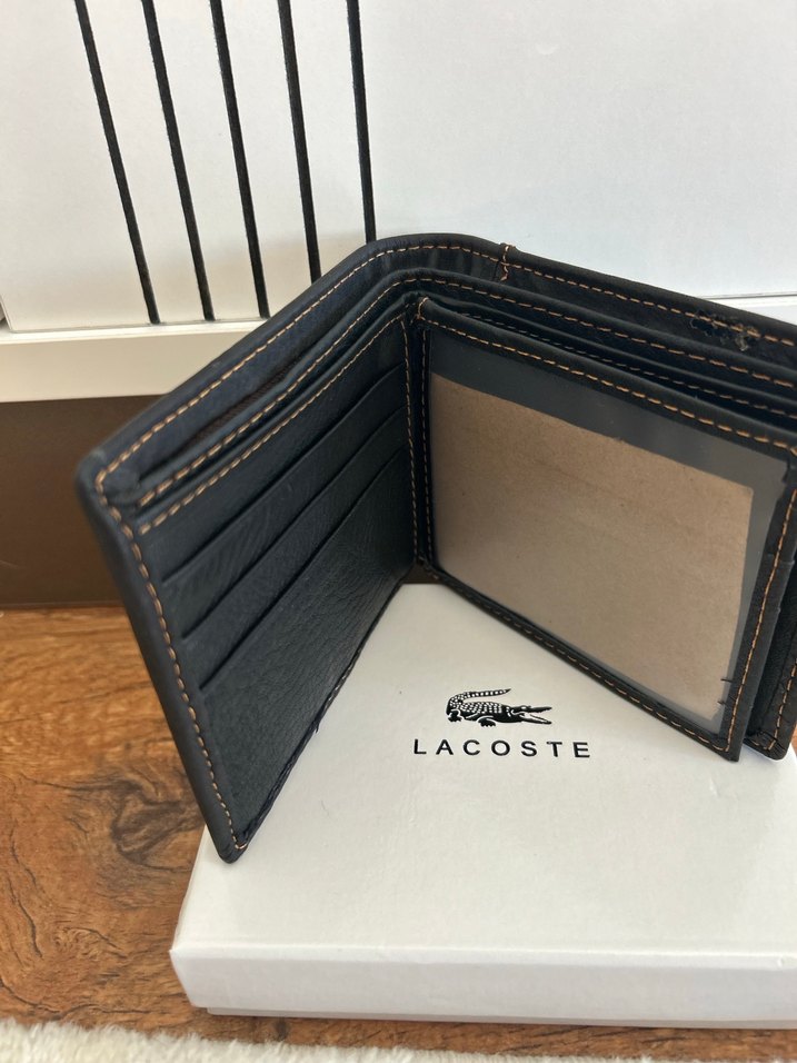 Lacoste Siyah Erkek Cüzdanı - Görsel 3