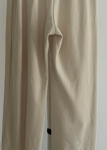 Pamuklu kot detaylı üst alt spor takım - Görsel 7