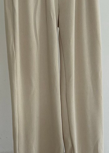 Pamuklu kot detaylı üst alt spor takım - Görsel 6